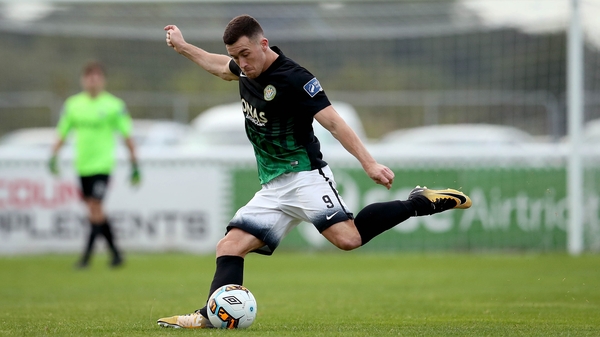 Aaron Greene scored twice for Bray
