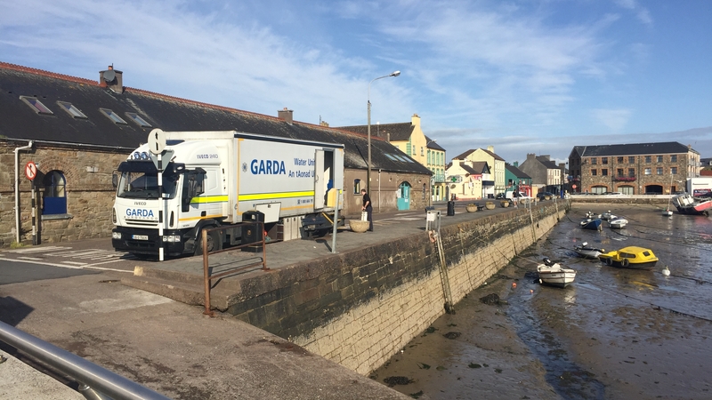 Searches took place in Youghal harbour, Co Cork
