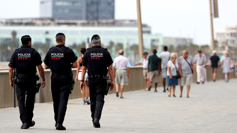 Police have said the driver of the van that drove into crowds in Barcelona, killing 13 people, may still be alive