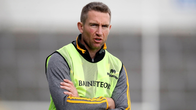 Eddie Brennan on the sideline for Kilkenny