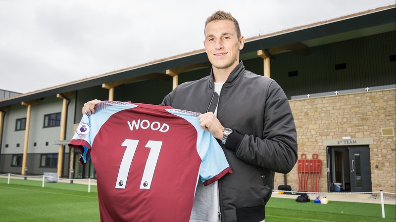 Burnley striker Chris Wood