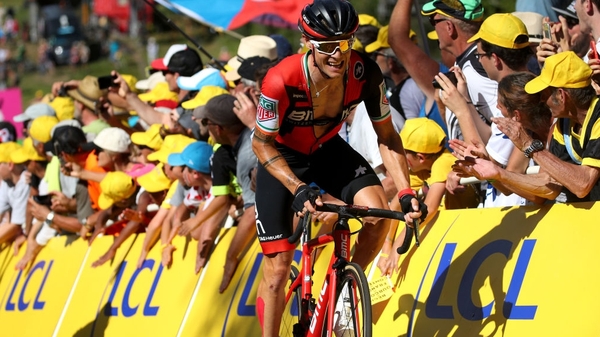 Nicolas Roche is keep the pressure up on Chris Froome