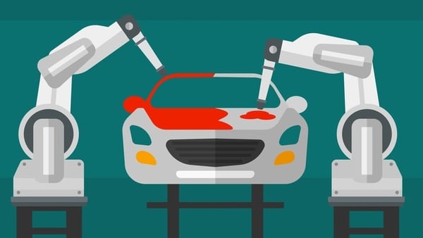 Caution: robots at work. Photo: Shutterstock