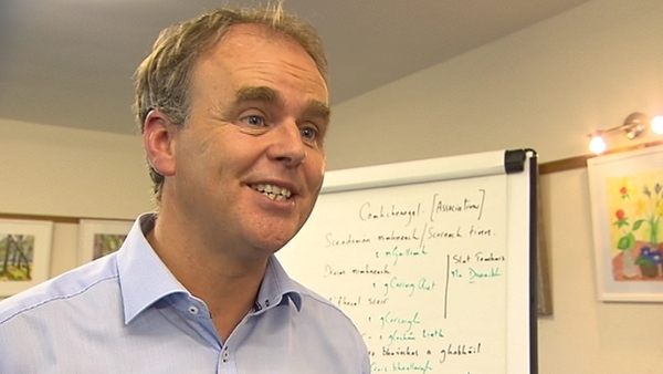 Joe McHugh has been teaching an Irish class in Donegal