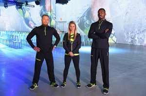 Conor McGregor, Paige VanZant and Jon Jones attend Reebok's new ZPump Fusion event in NYC in 2015