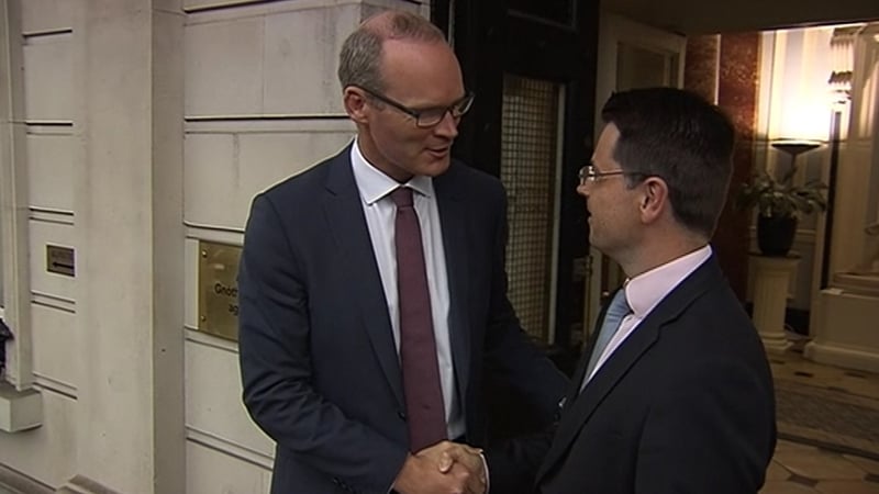 James Brokenshire and Simon Coveney held talks today