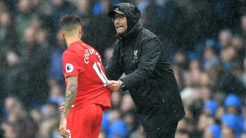 Jurgen Klopp: 'He can't start because on top of that (injury) he's now ill.'