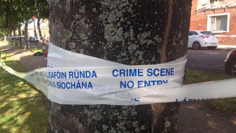 The scene in Portobello was sealed off