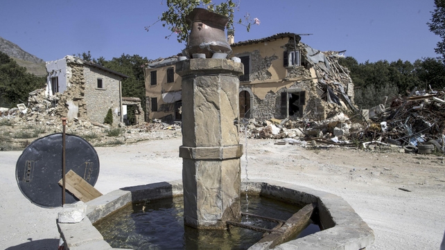 The quake devastated a huge area, causing damage to homes, schools, hospitals and churches