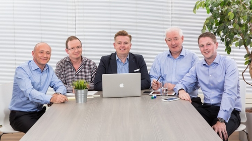 Chairman and CEO of Cubic Telecom Barry Napier (C) said today's announcement will help Cubic continue to deliver on its promise of fuelling its continued growth and market expansion