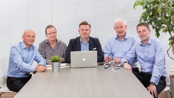 Chairman and CEO of Cubic Telecom Barry Napier (C) said today's announcement will help Cubic continue to deliver on its promise of fuelling its continued growth and market expansion