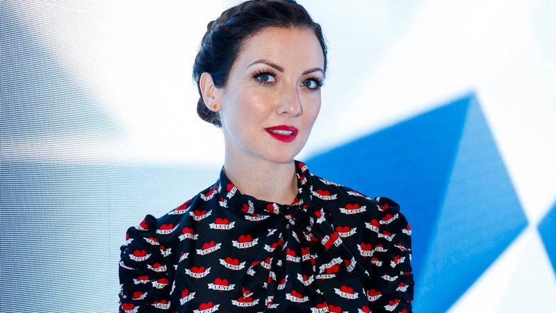 Jennifer Zamparelli at the launch of the new RTÉ Autumn season