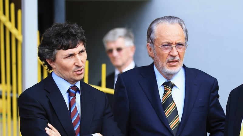 Gino Pozzo with his father Giampaolo