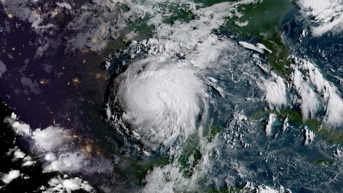 Prices rose as production in the affected area shut down in preparation for the hurricane