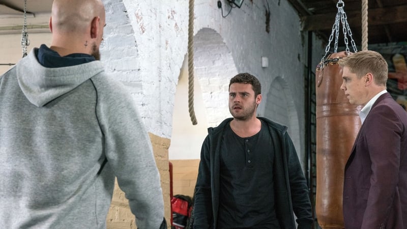 Aaron and Jason have a fight planned at the gym