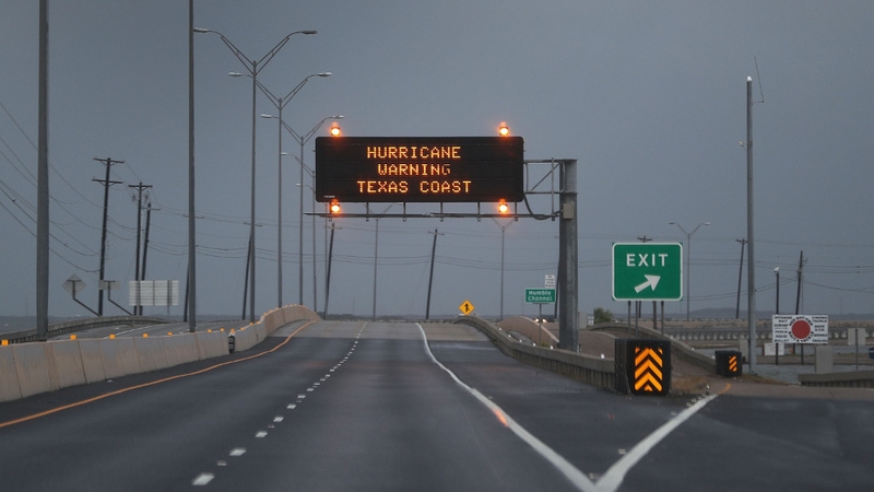 Petrol prices hit two-year highs as massive floods caused by the storm forced refineries across the US Gulf Coast to shut down