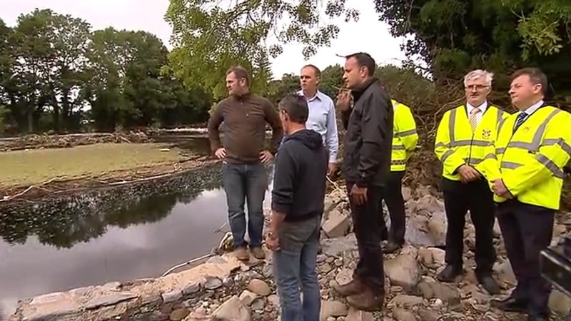 Taoiseach Leo Varadkar joins Government Chief Whip Joe McHugh in Donegal