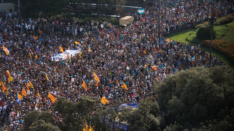 Hundreds of thousands of people marched in Barcelona for the 'I am not afraid' march