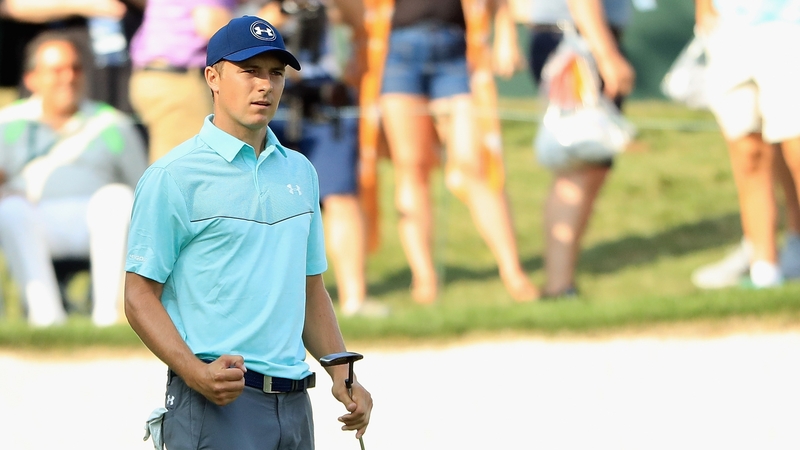 Spieth recovered from a shaky start to card a three-under-par first round of 67