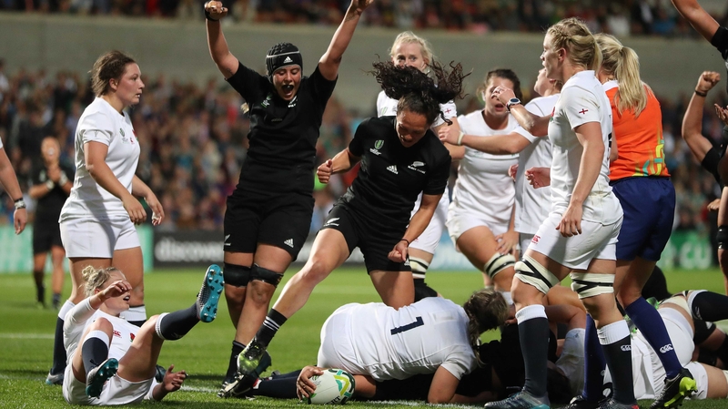 New Zealand celebrate Toka Natua's try