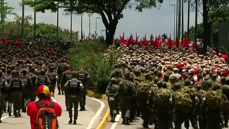 The exercises were held nationwide, and called on civilians to join reserve units to defend against a possible attack