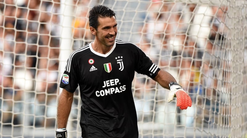 Gianluigi Buffon during Juventus's 3-0 win over Cagliari last Sunday