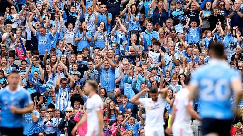 Dublin's Diarmuid Connolly comes on as a sub