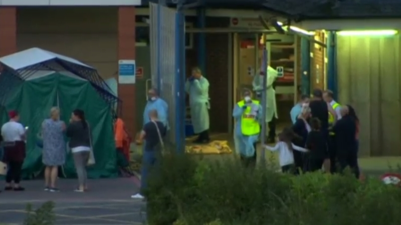 Around 150 people sought treatment yesterday