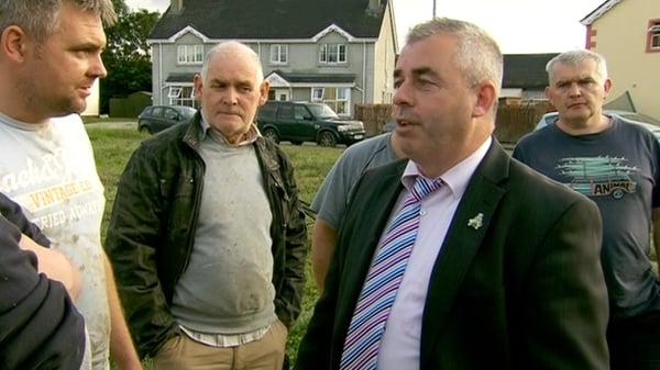 Kevin 'Boxer' Moran visited people hit by flooding in Donegal last week