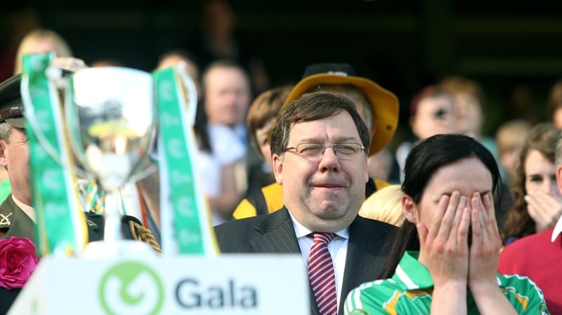 Brian Cowen is a big Offaly GAA fan