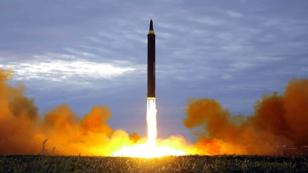 The missile fell into the sea 2,000km east of Cape Erimo, Hokkaido