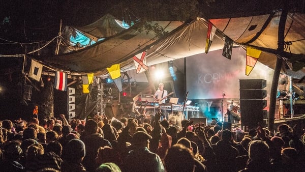 Things get busy at the Salty Dog Stage