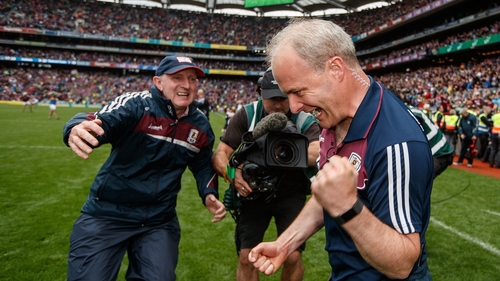 Micheál Donoghue after the All-Ireland hurling semi-final win over Tipperary