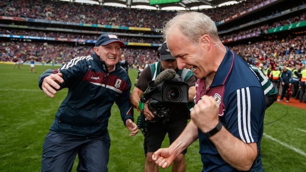 Micheál Donoghue after the All-Ireland hurling semi-final win over Tipperary
