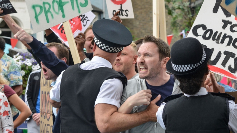 A gas explosion rips through Albert Square