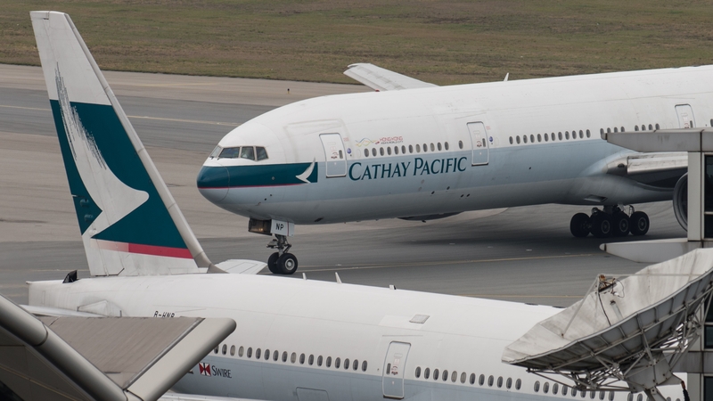 Cathay Pacific operates a mixed fleet of Boeing and Airbus aircraft