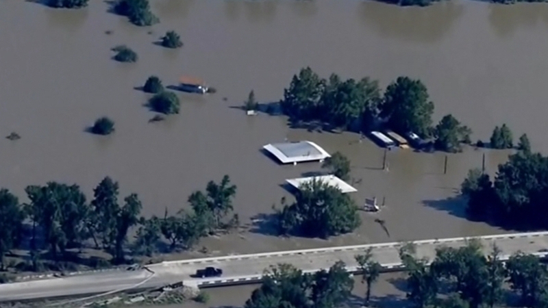 Storm Harvey has brought record flooding to the US oil heartland of Texas
