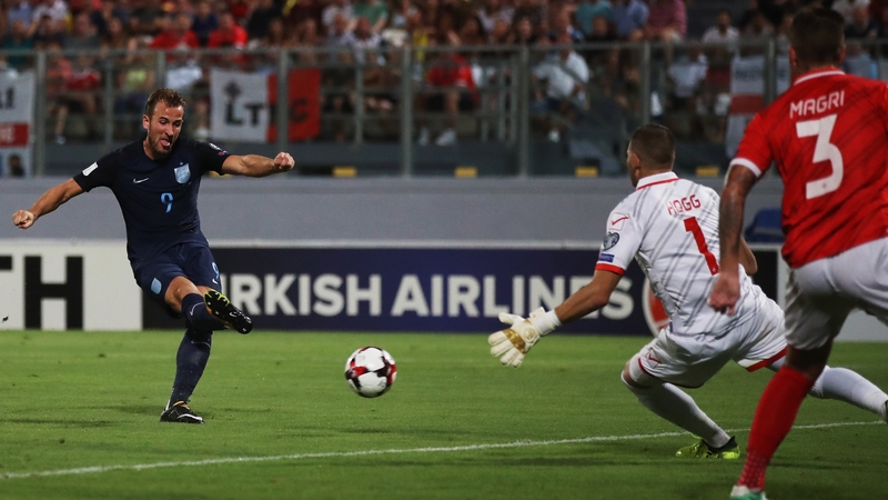 Harry Kane fires home England's opener