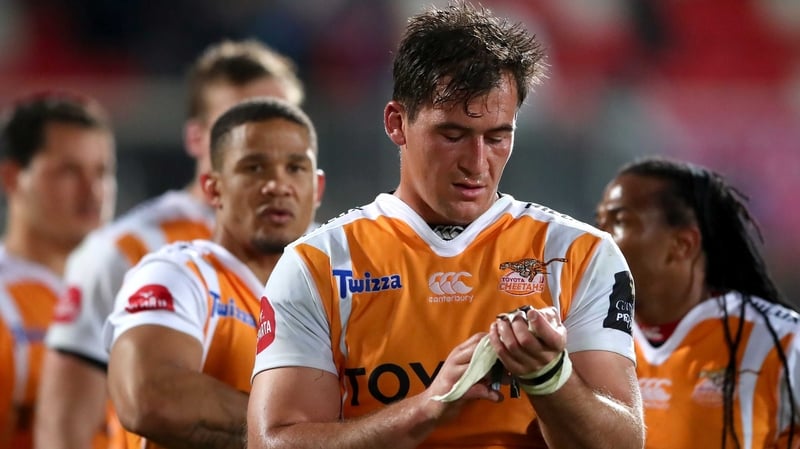 Cheetahs' Henco Venter dejected after their loss