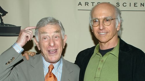 Actors Shelley Berman and Larry David pictured together in 2005