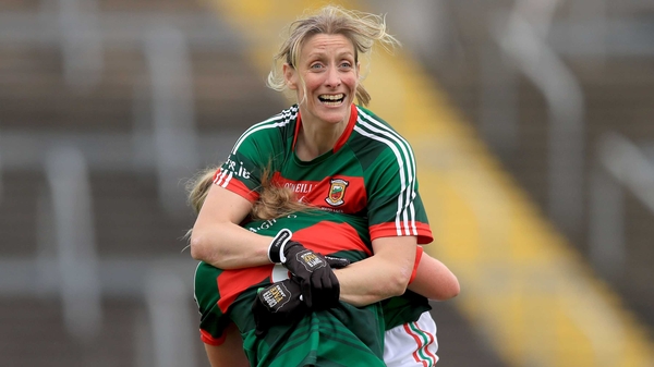 Cora Staunton is back ion the green and red