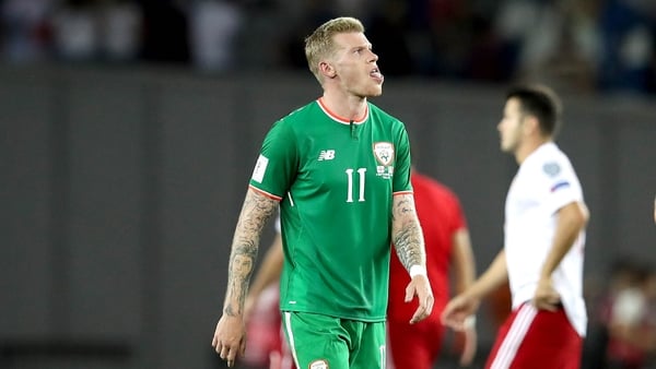 James McClean was 'bitterly disappointed' by Ireland's performance