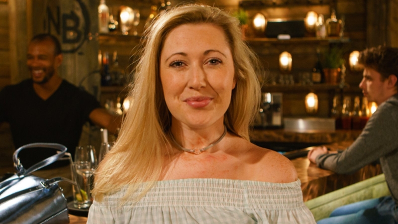 Melissa Johns plays flirtatious newcomer Imogen