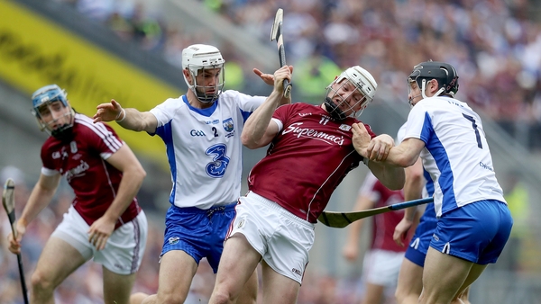 Joe Canning with Shane Fives and Philip Mahony