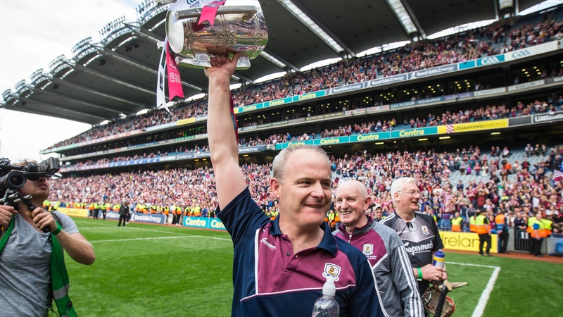 Donoghue celebrates with the Liam MacCarthy cup