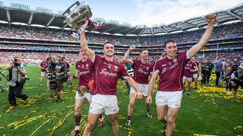 Johnny Coen celebrates at Croke Park following the 2017 All-Ireland final