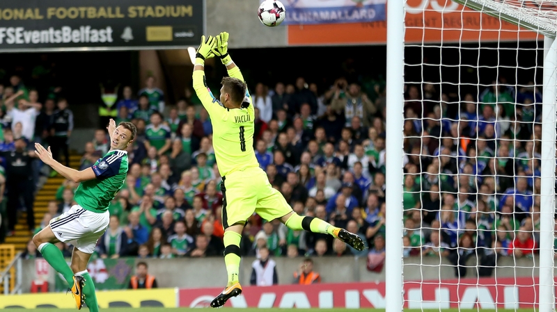 Jonny Evans scores Northern Ireland's first