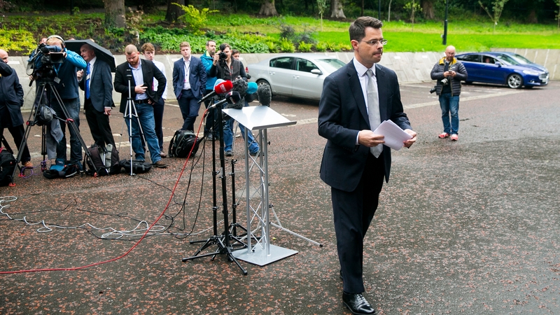James Brokenshire had discussions with the five parties in Stormont today
