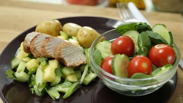 Baked Pork Tenderloin with Pineapple Salsa: OT
