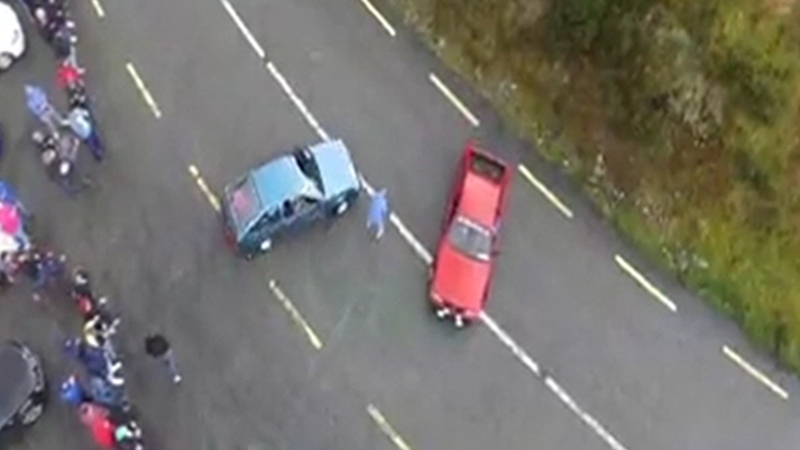 The men were identified after footage of their driving was posted on social media sites